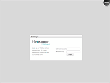 Tablet Screenshot of hexspoorwms.nl